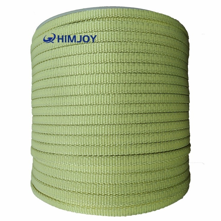 Aramid fiber Kevlar braided rope high temperature wear-resistant and cut-resistant glass tempering furnace roller rope