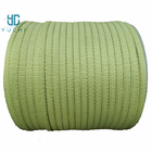 KEVLAR YARN FIBER WOVEN ROPE FLAT TYPE 10*4MM 12*4MM FOR GLASS TEMPERING FURNACE
