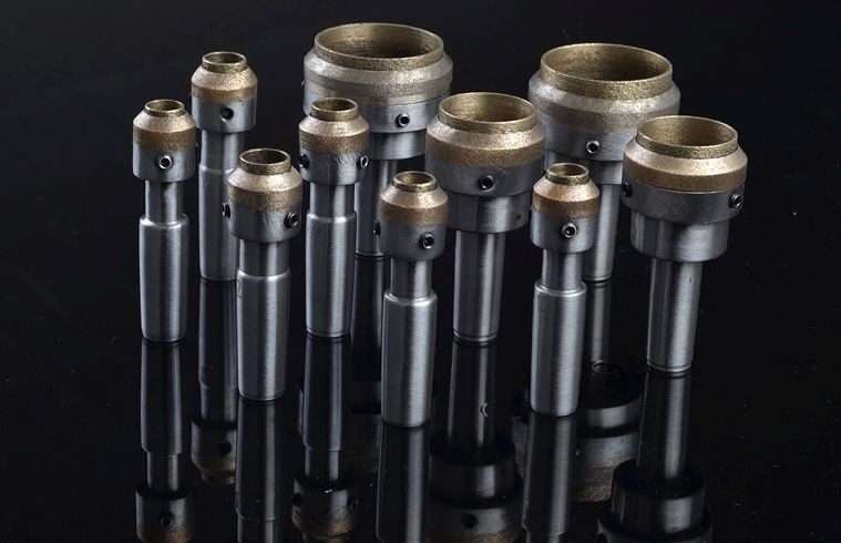 Diamond Core drills for auto glass used on Bystronic & Bando machine
